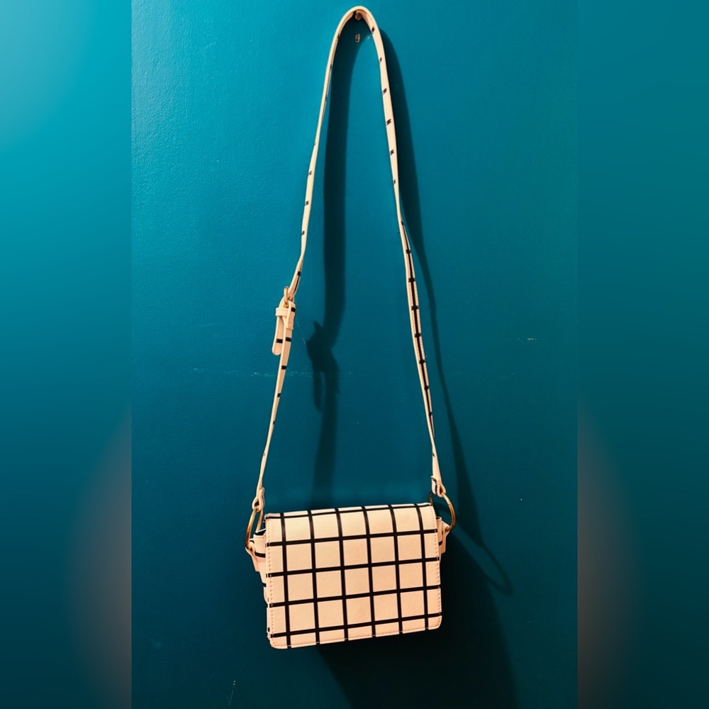 Windowpane Crossbody, Messenger Bag
